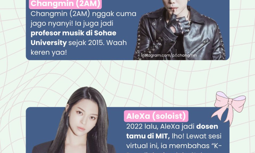 Bergerak Menjadi Idol, Diam Menjadi Dosen, Para Aktor Dan Aktris Yang Bukan Hanya Berbakat Tetapi Pintar Juga Dalam Dunia Edukasi Yuk Simak!!!!