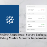 Review Responova : Survey Berbayar Paling Mudah Menarik Imbalannya