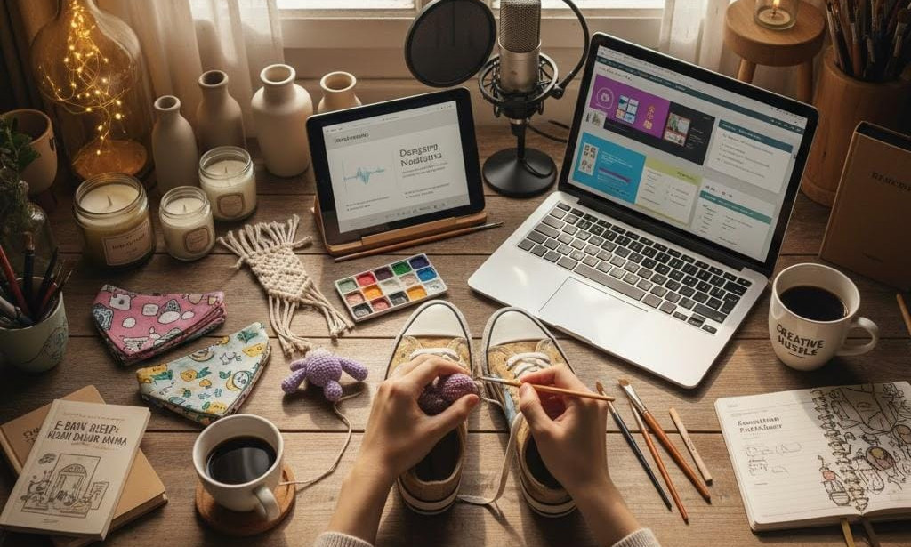 Hasilkan Cuan dari Rumah : Mengubah Hobi Kreatif Menjadi Mesin Uang Pribadi