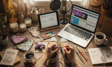 Hasilkan Cuan dari Rumah : Mengubah Hobi Kreatif Menjadi Mesin Uang Pribadi