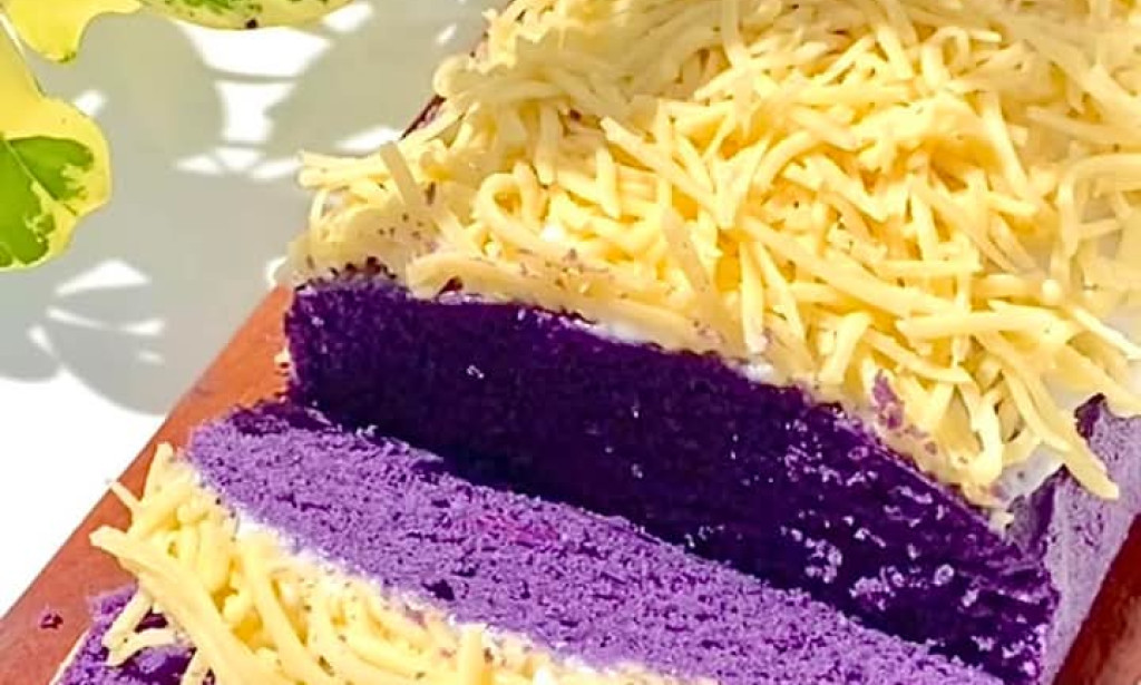 Resep Bolu Ubi Ungu Kukus Keju
